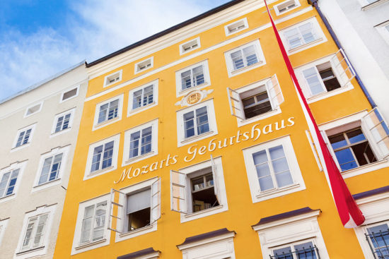 Mozart Geburtshaus - Ausflugsziele in Salzburg