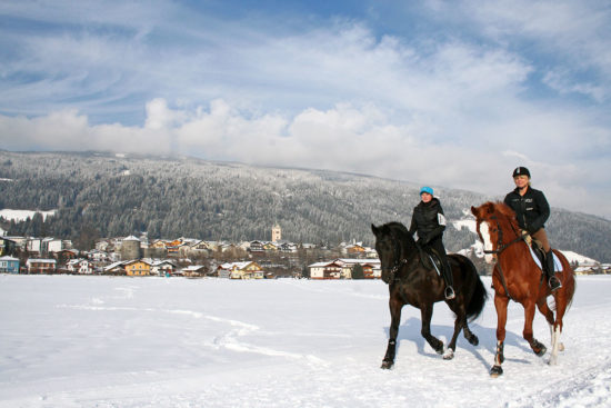 Winterreiten - Langlaufen in Radstadt, Salzburger Land